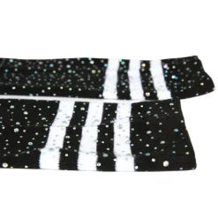 Rhinestone Stripe Socks