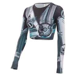 Robot Crop Top