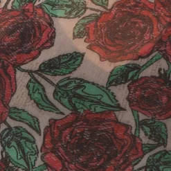 Rose Mesh Unitard
