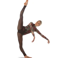 Rose Mesh Unitard