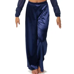 Satin Lux Wide Leg Pant