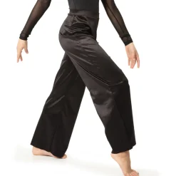 Satin Lux Wide Leg Pant