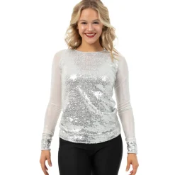 Sequin Baseball Top