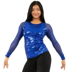 Sequin Baseball Top
