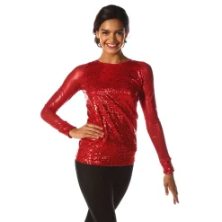 Sequin Baseball Top
