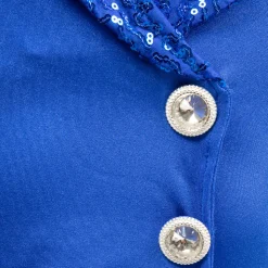 Sequin Lapel Dress