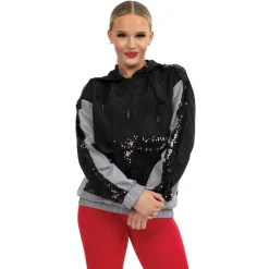 Sequin Panel Windbreaker