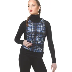 Sequin Plaid Cut It Out Top