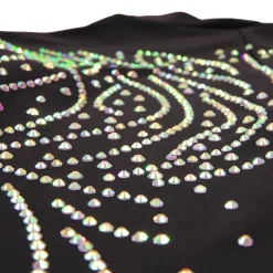 Shine On Rhinestone Long Sleeve Biketard