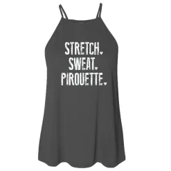 Stretch Sweat Pirouette Tank