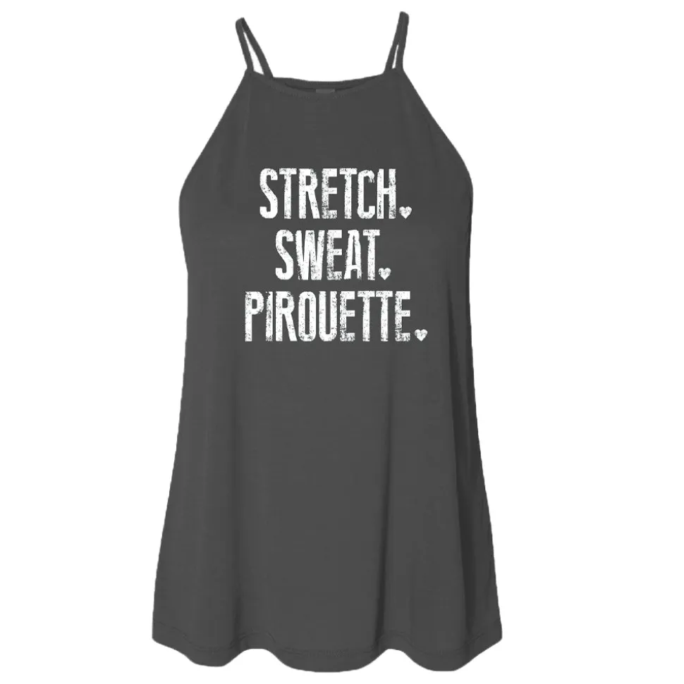 Stretch Sweat Pirouette Tank