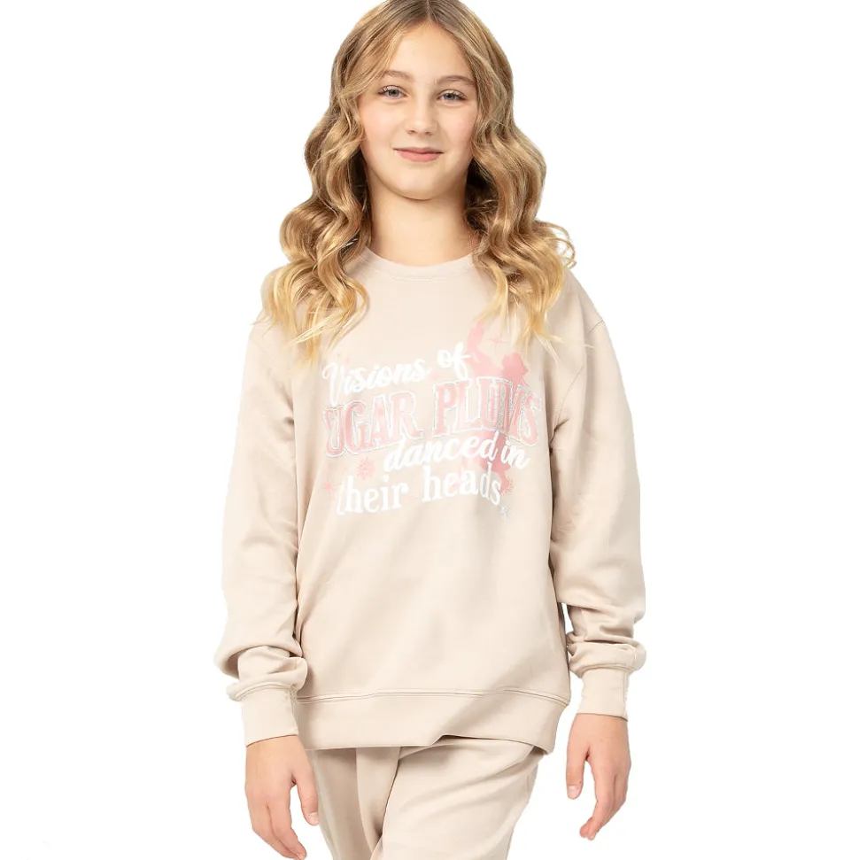 Sugar plums danced in their head Holiday Crewneck sweater
