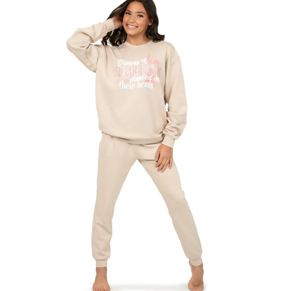 Sugar plums danced in their head Holiday Crewneck sweater