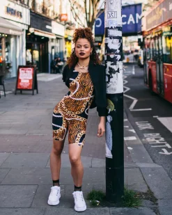 Tiger Chain Cycling Bodysuit
