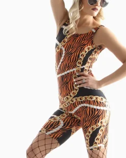 Tiger Chain Cycling Bodysuit