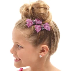 Two Tone Small Rhinestone Clips