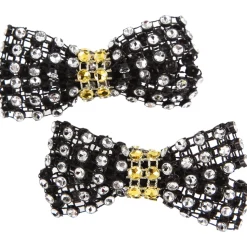 Two Tone Small Rhinestone Clips