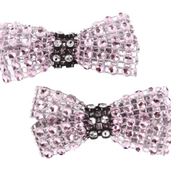 Two Tone Small Rhinestone Clips