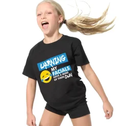 Warning My Facials Tee