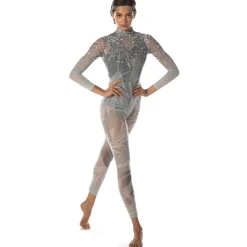 Whimsical Mesh Unitard