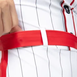 Youth Baseball Strike Out Pin Stripe Biketard
