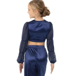 Youth Billow Sleeve Twist Midi Top