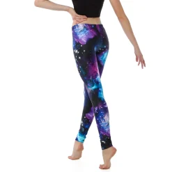 Youth Blue Galaxy Legging