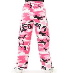 Youth Cargo Parachute Wide Leg Cinched Pants
