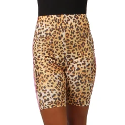 Youth Cheetah High Waist Biker Shorts
