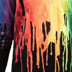Youth Colorful Paint Drip Long Sleeve Tee