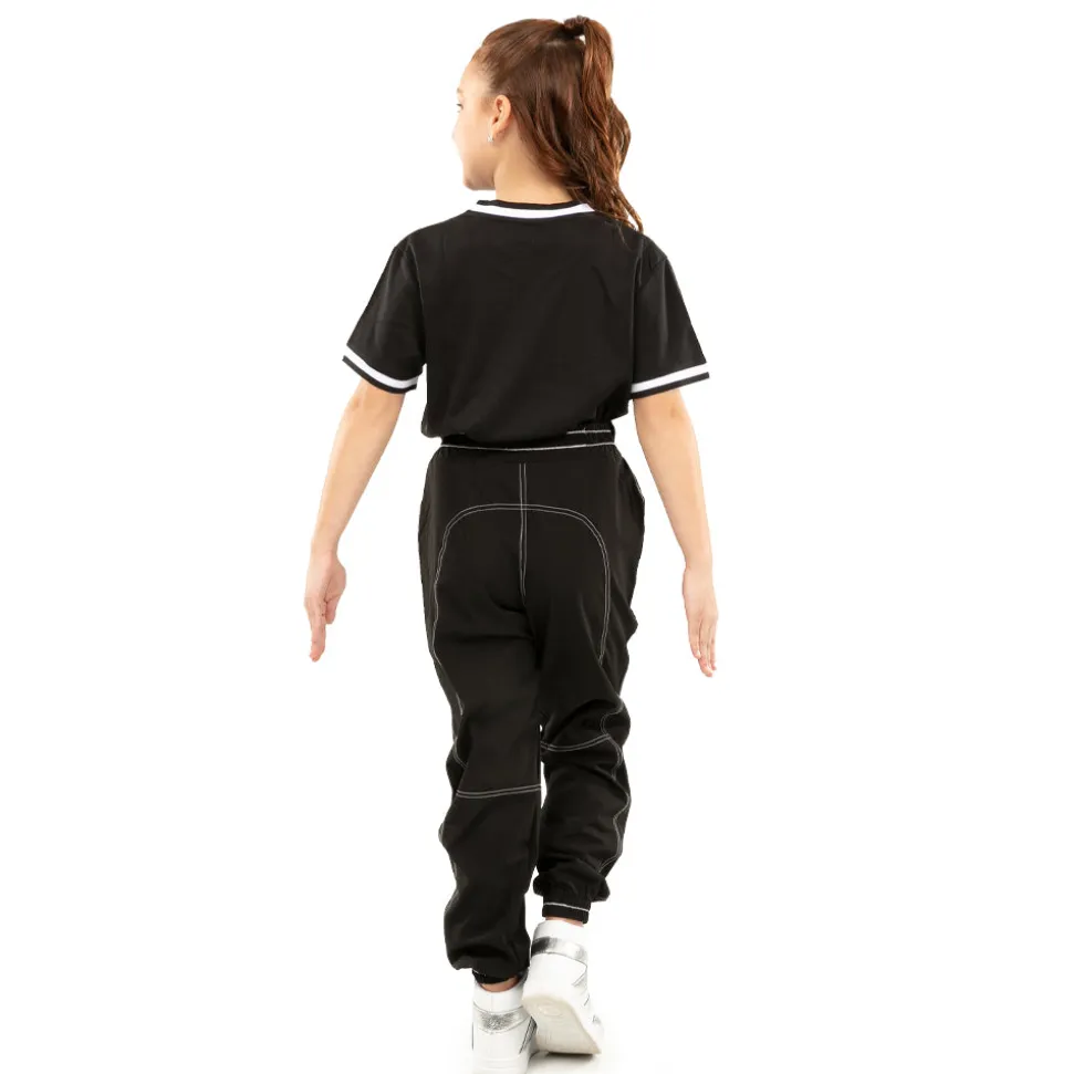 Youth Contrast Stitch Elastic Joggers