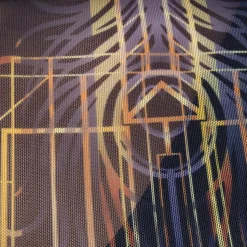 Youth Deco Vertical Lines Mesh Unitard