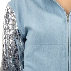 Youth Denim Sequin Jacket