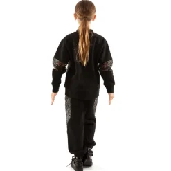 Youth Fishnet Mesh Panel Joggers