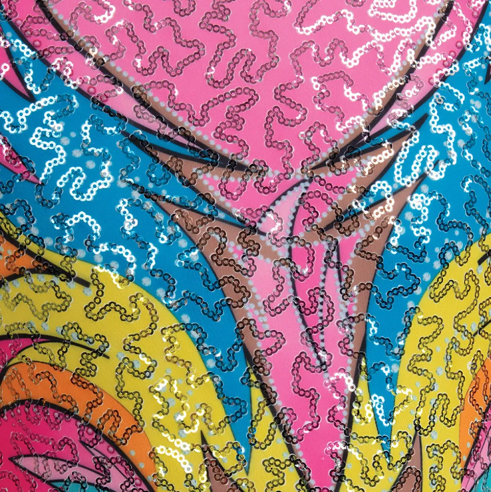 Youth Fluoro Flora Leotard