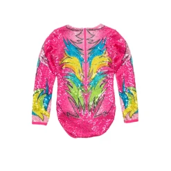 Youth Fluoro Flora Leotard