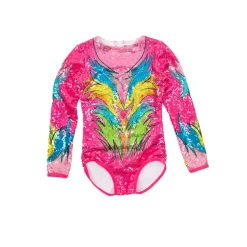 Youth Fluoro Flora Leotard