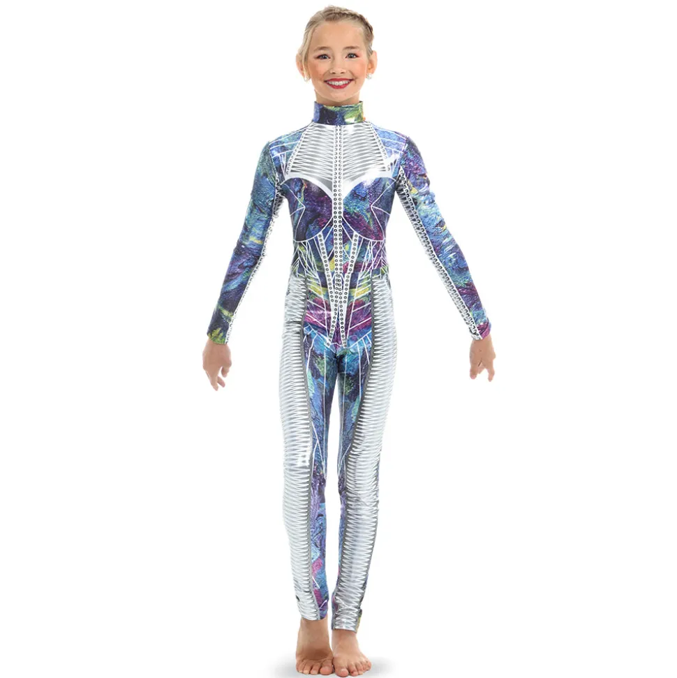 Youth Galaxy Princess Unitard