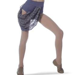 Youth High Waist Brief with Drape Side Skirt