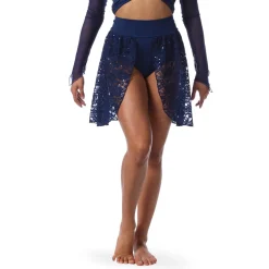 Youth High Waist Brief With Mesh Skirt