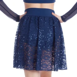 Youth High Waist Brief With Mesh Skirt