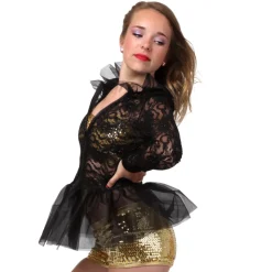 Youth Lace Peplum Jacket