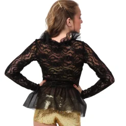 Youth Lace Peplum Jacket