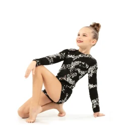 Youth Lace Sequin Biketard