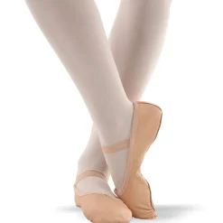 Youth Leather Ballet Shoe