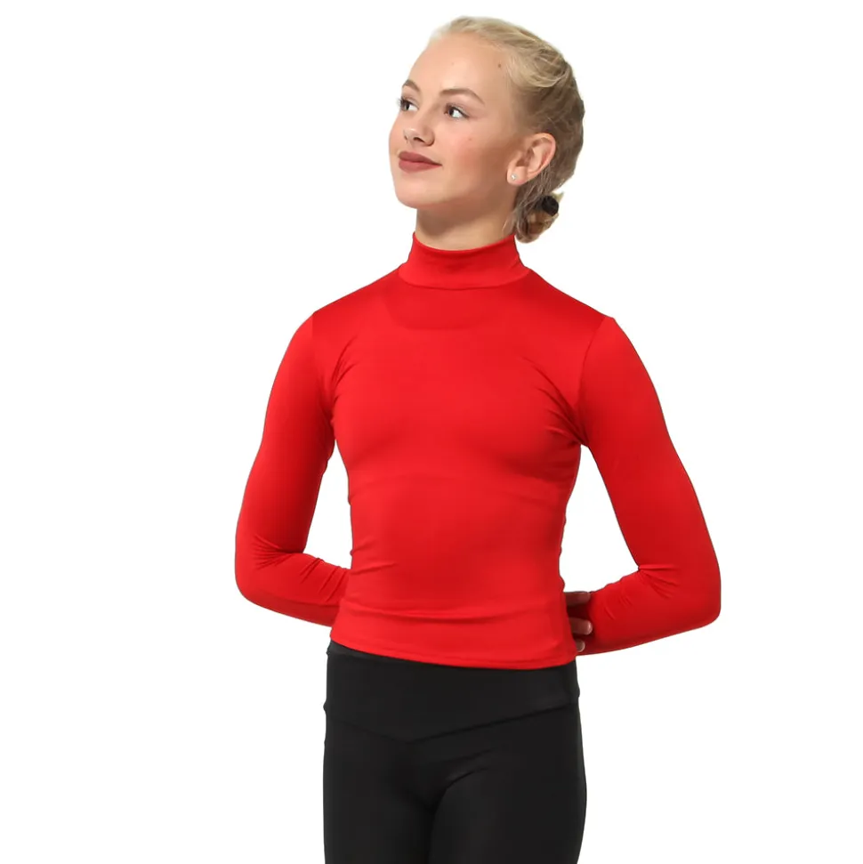 Youth Long Sleeve High Neck Pullover