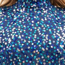 Youth Mesh Long Sleeve Sequin Tunic