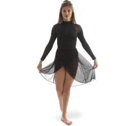 Youth Overlap Mesh Skirt