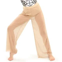 Youth Power Mesh Wide Leg Pant with Attached Brief