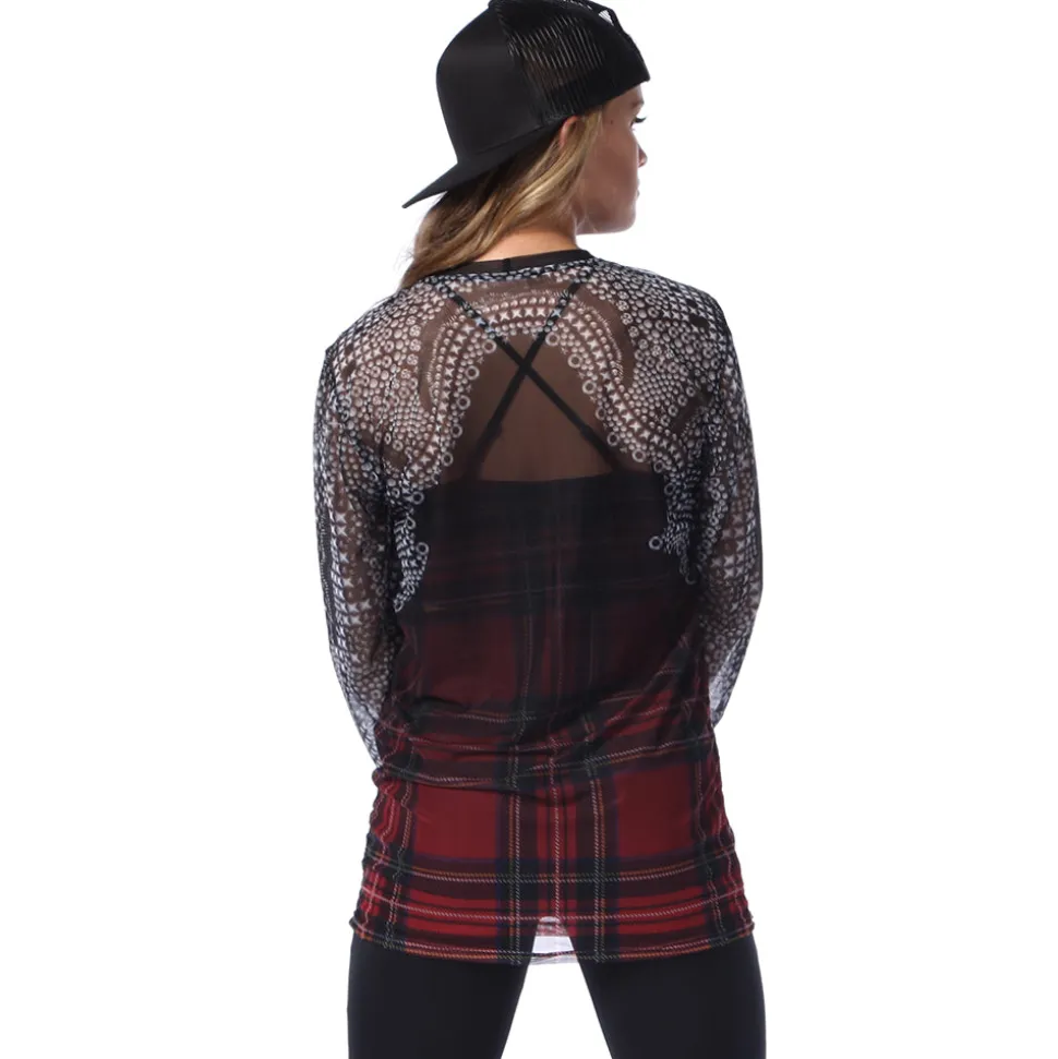 Youth Punk Rock Princess Mesh Long Sleeve Tee